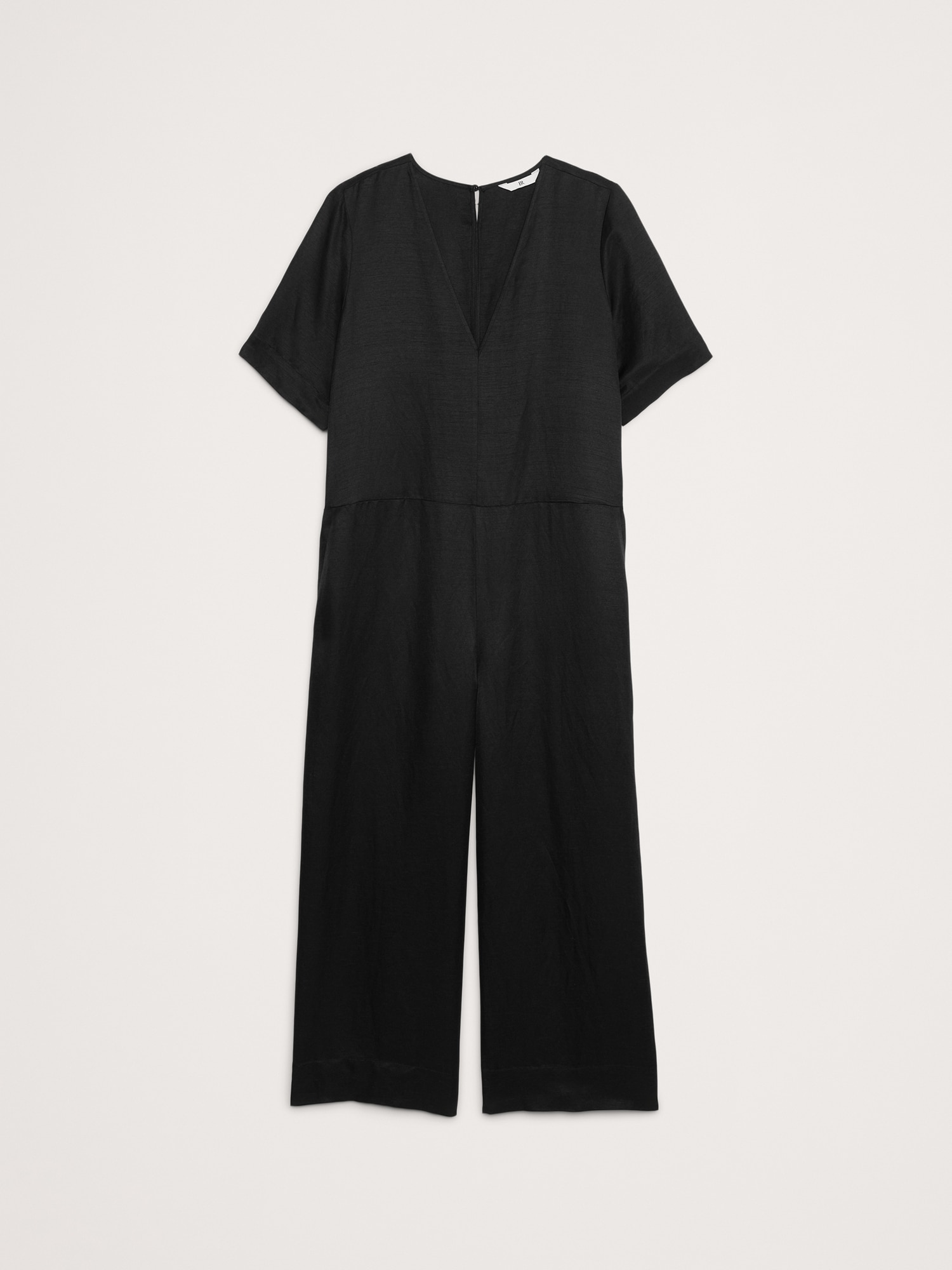 Viscose-Linen Wide-Leg Jumpsuit