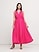 Image number 2 showing, Pleated Cape Maxi Dress