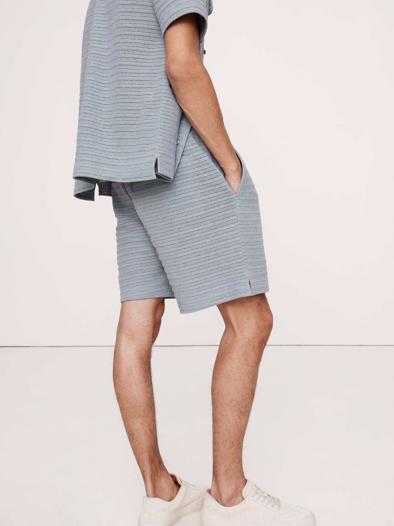 Herringbone Jacquard Short