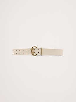 【COLOR iN ID】Leather pleated layered belt Belts – Textile Apparel