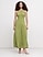 Image number 2 showing, Matte Silk Halter Maxi Dress