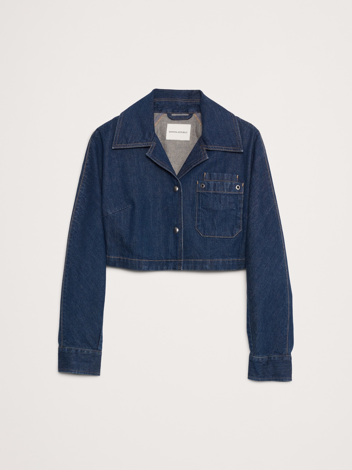 Ultra-Cropped Denim Jacket