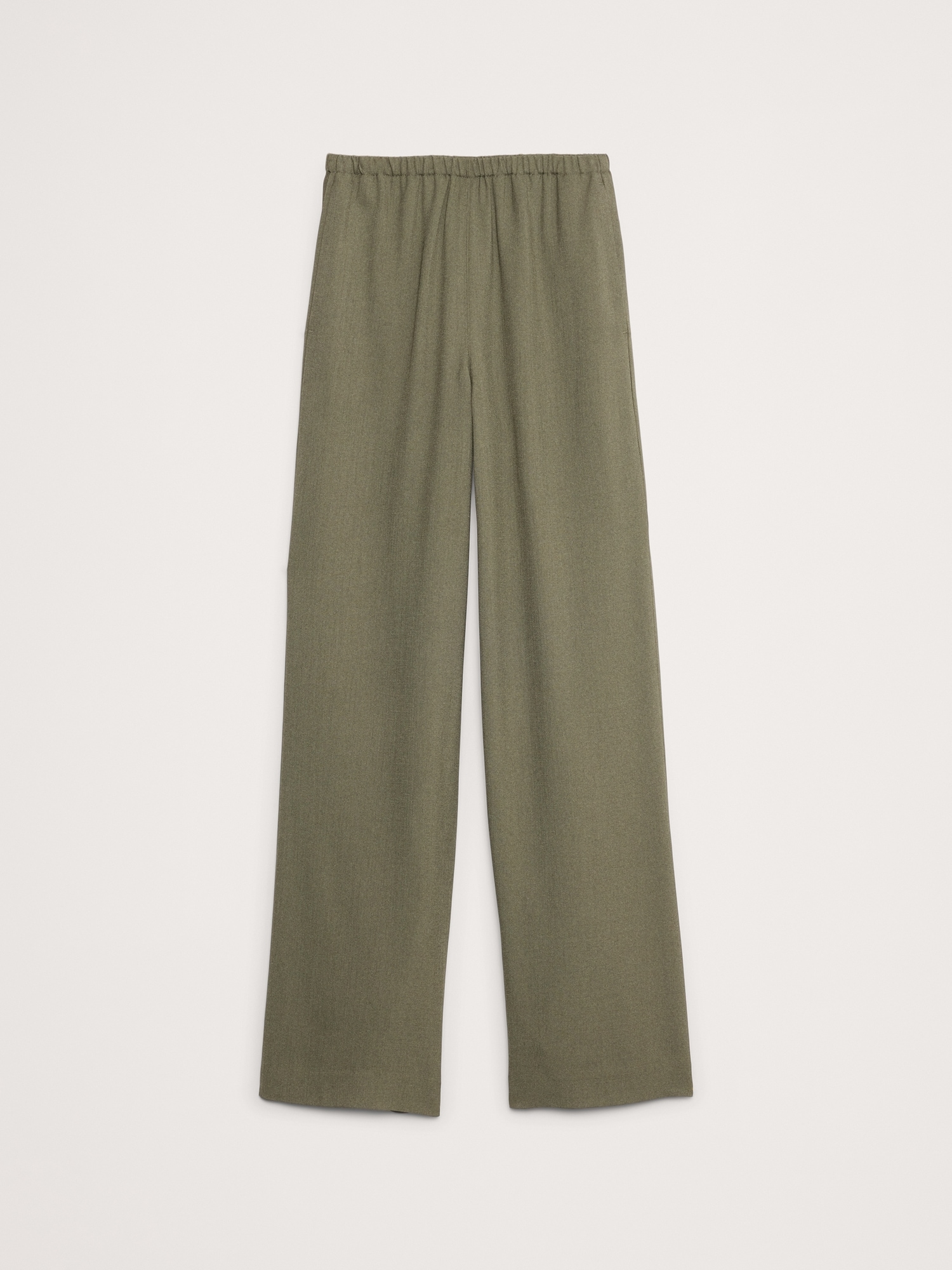 Pull-On Wide-Leg Pant