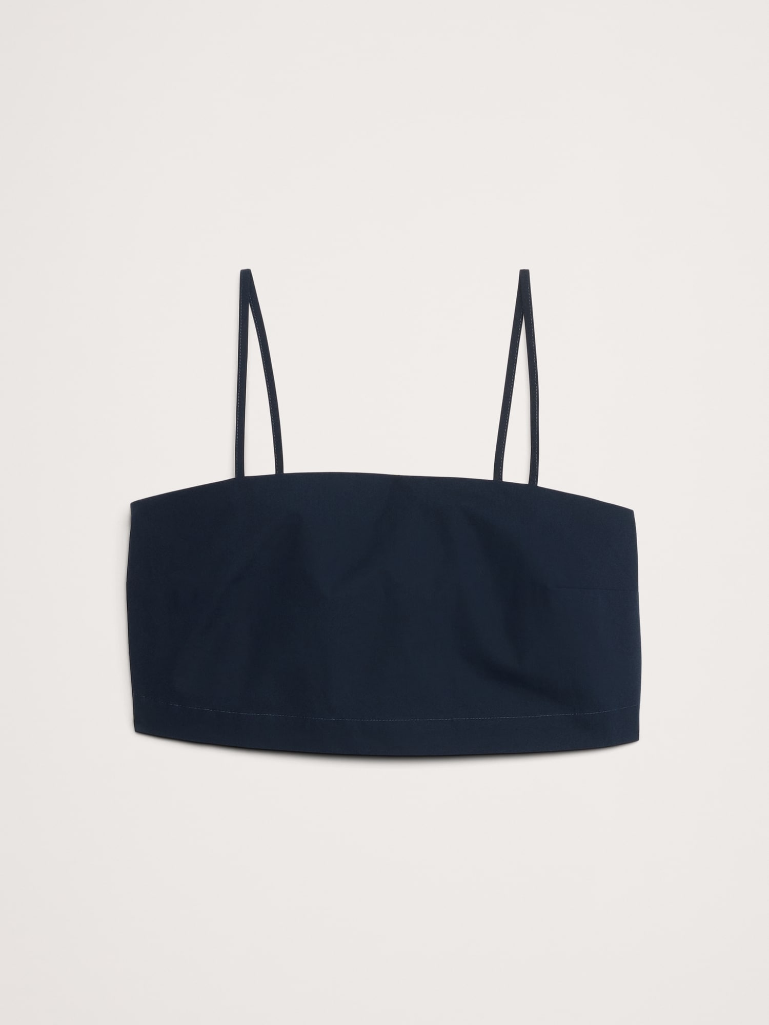 Cotton Poplin Cropped Cami