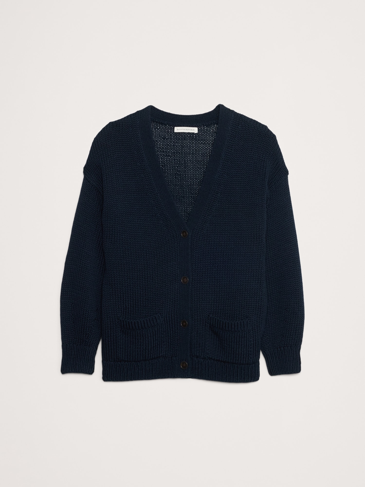 Oversized Cotton Long Cardigan