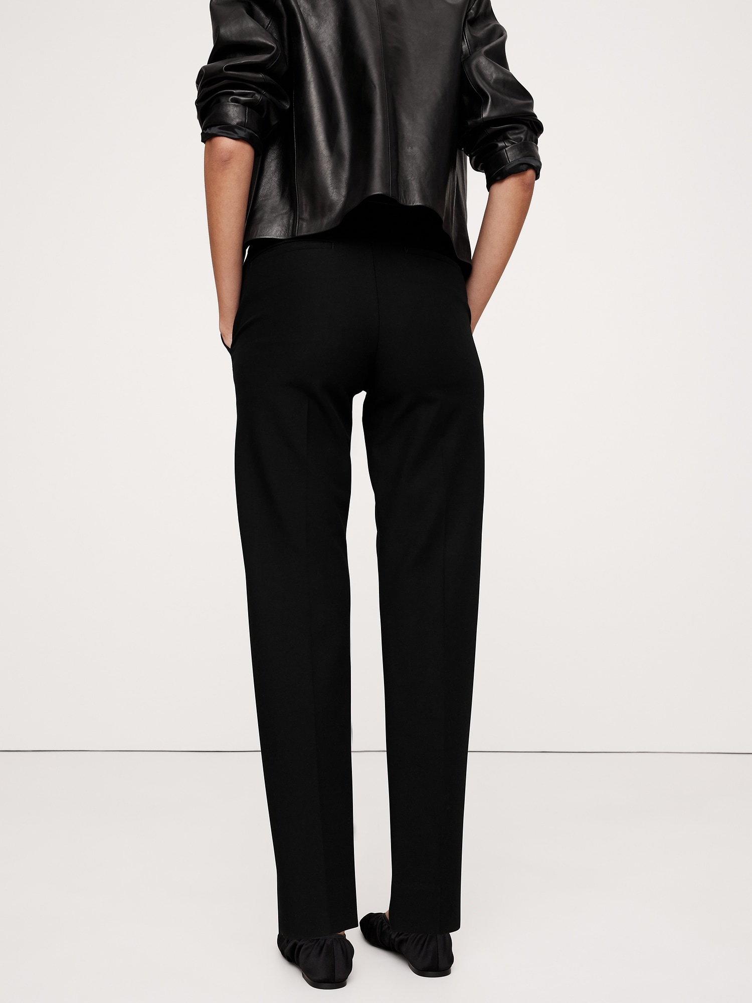 High-Rise Modern Slim Refined Ankle Pant