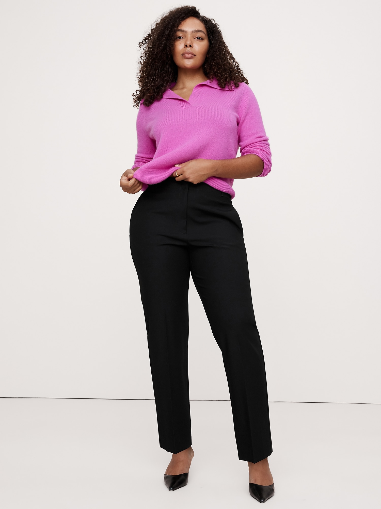 High-Rise Modern Slim Refined Ankle Pant