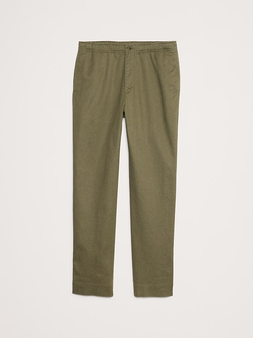 Italian Linen-Cotton Pull-On Pant | Banana Republic