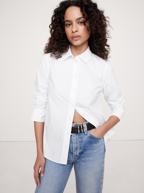 LA CHEMISE DE TOUS LES JOURS EN POPELINE DE COTON