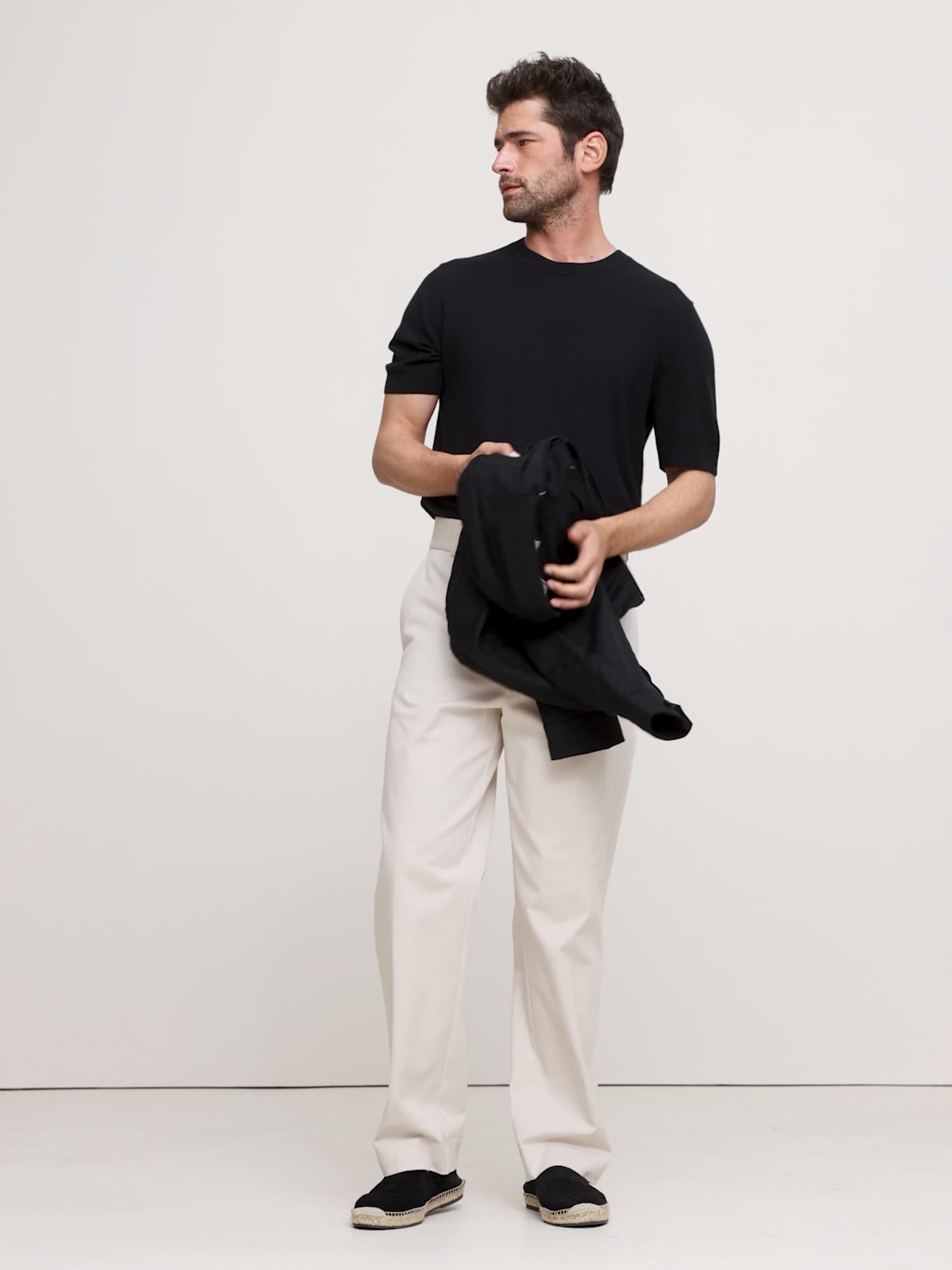 Image number 2 showing, Cashmere-Silk Short-Sleeve Sweater