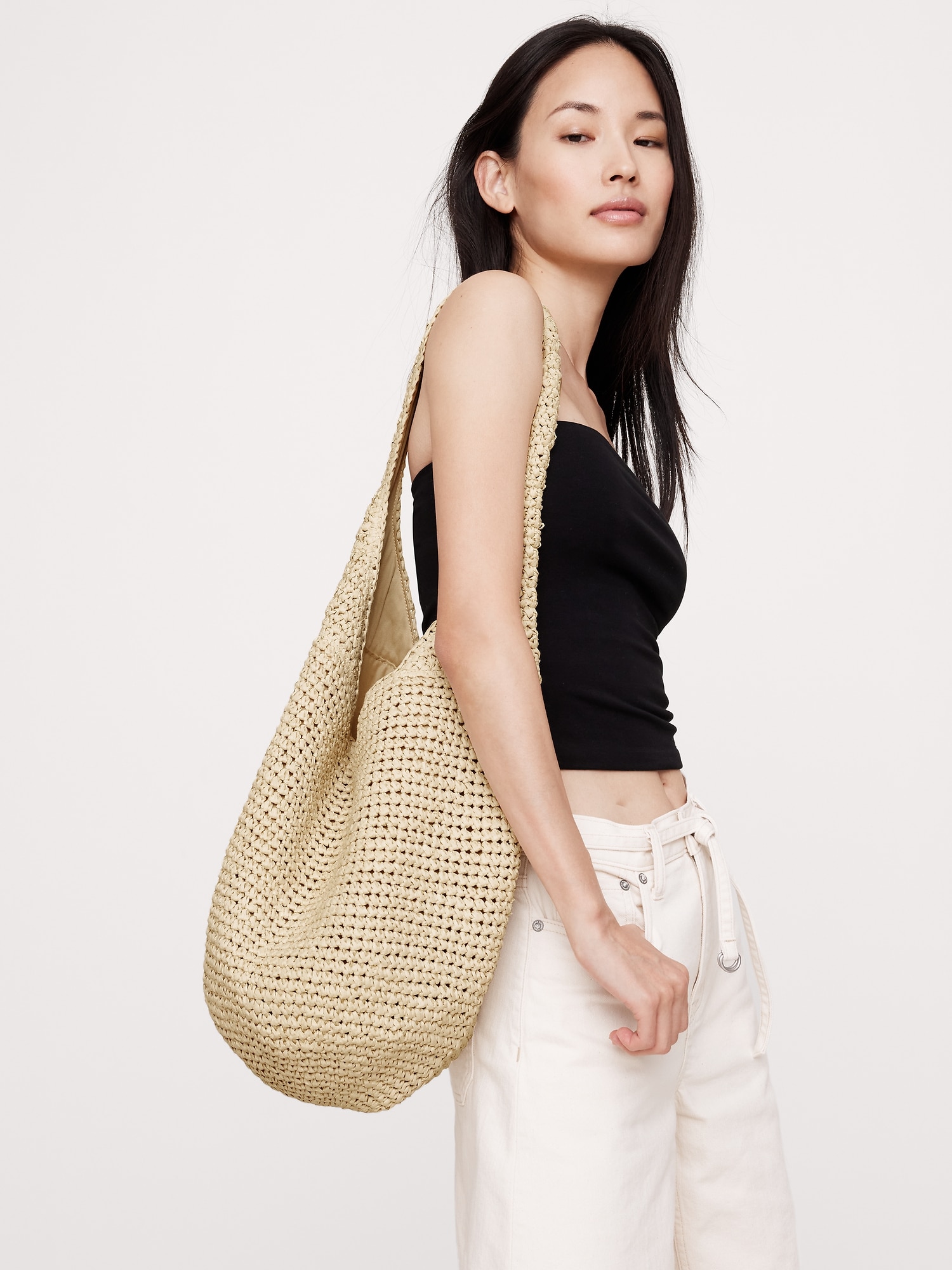 Raffia Tote Bag