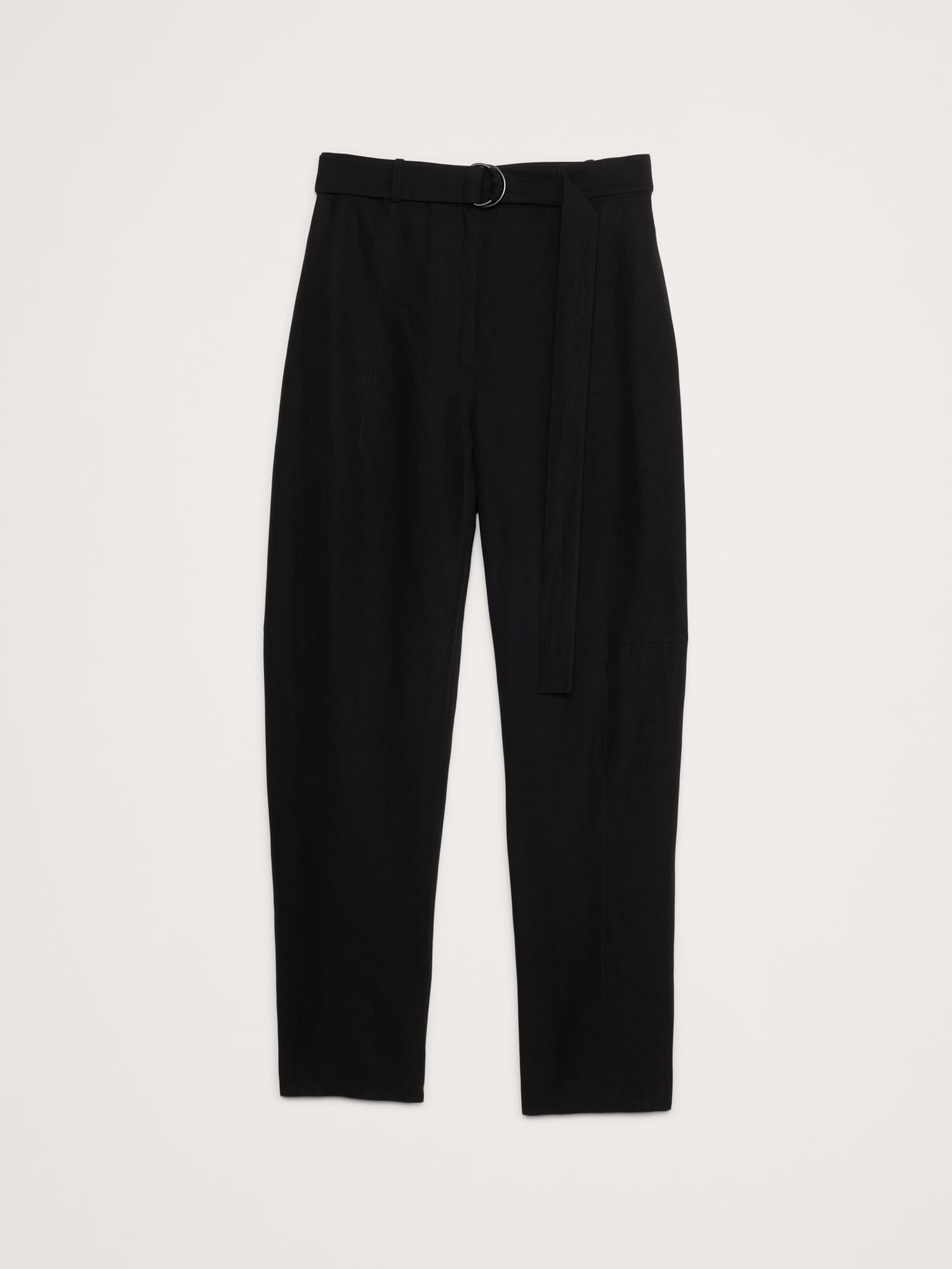 High-Rise Barrel Tencel™-Linen Pant