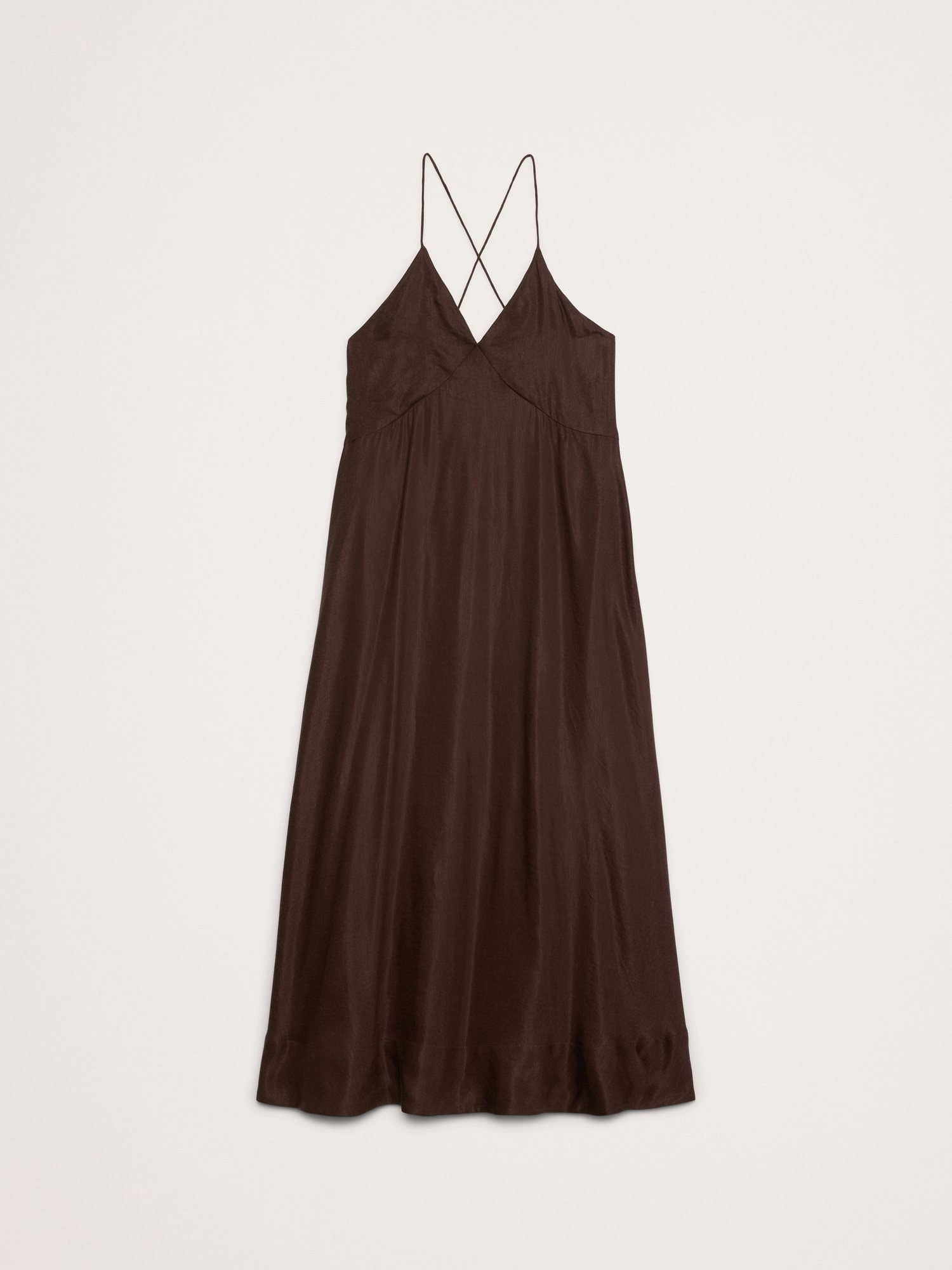 Viscose-Linen Maxi Dress