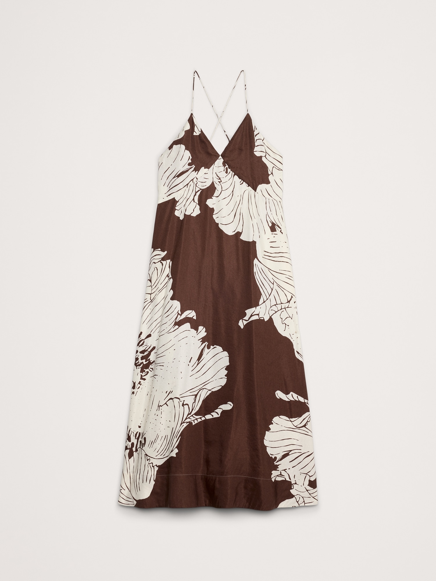 Viscose-Linen Maxi Dress