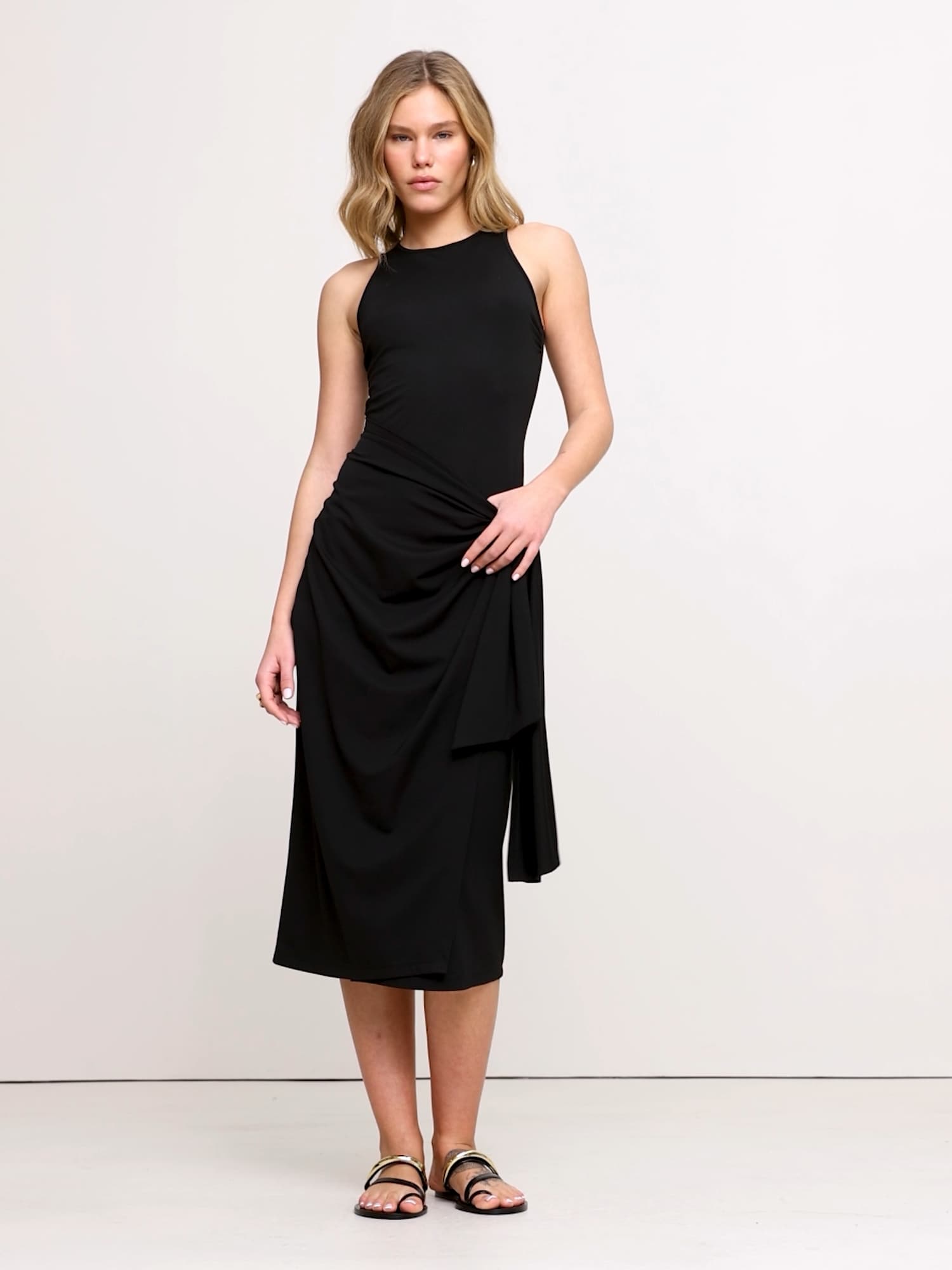 Image number 2 showing, Knit Wrap Dress