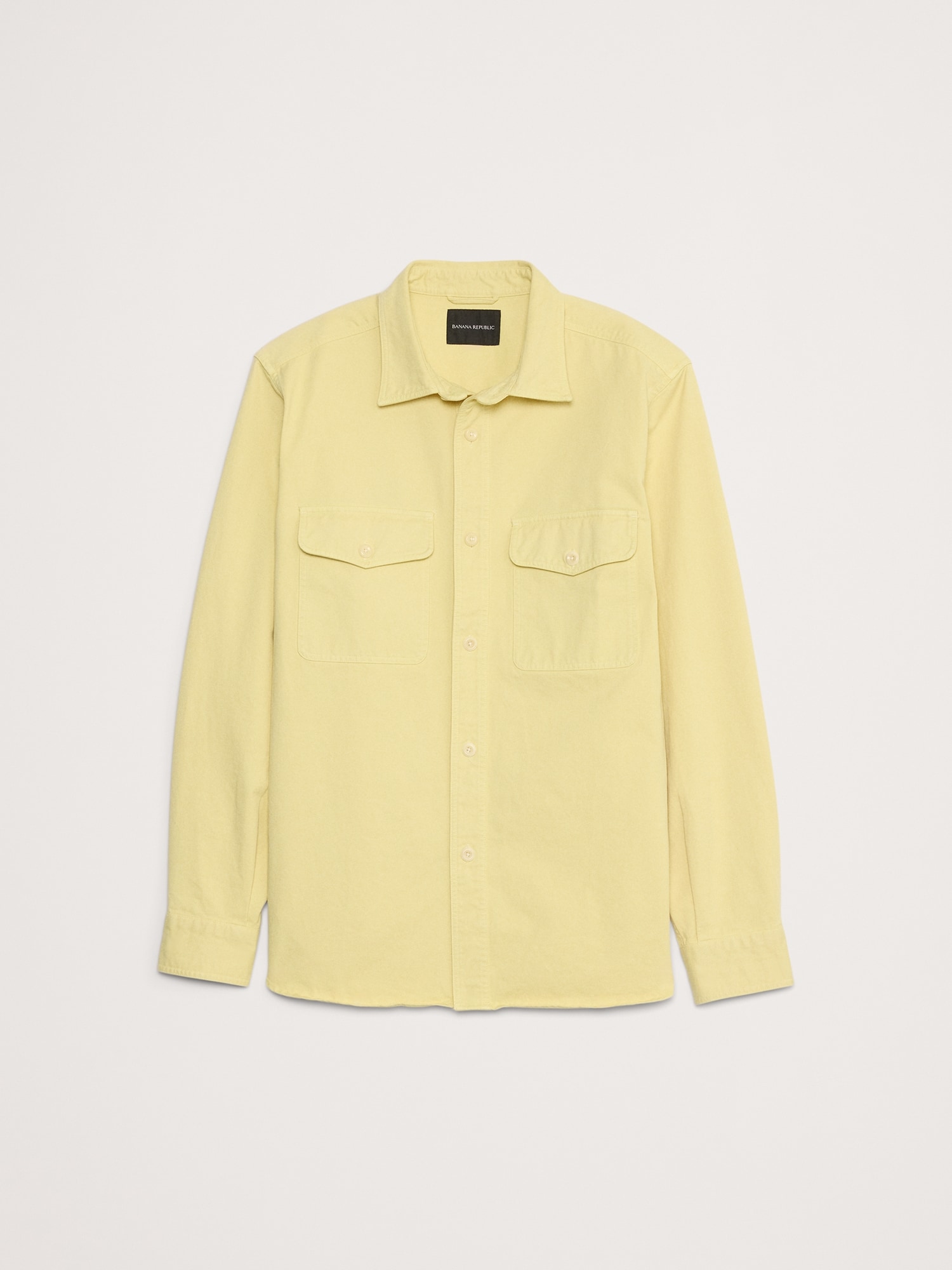 Cotton Twill Shirt Jacket