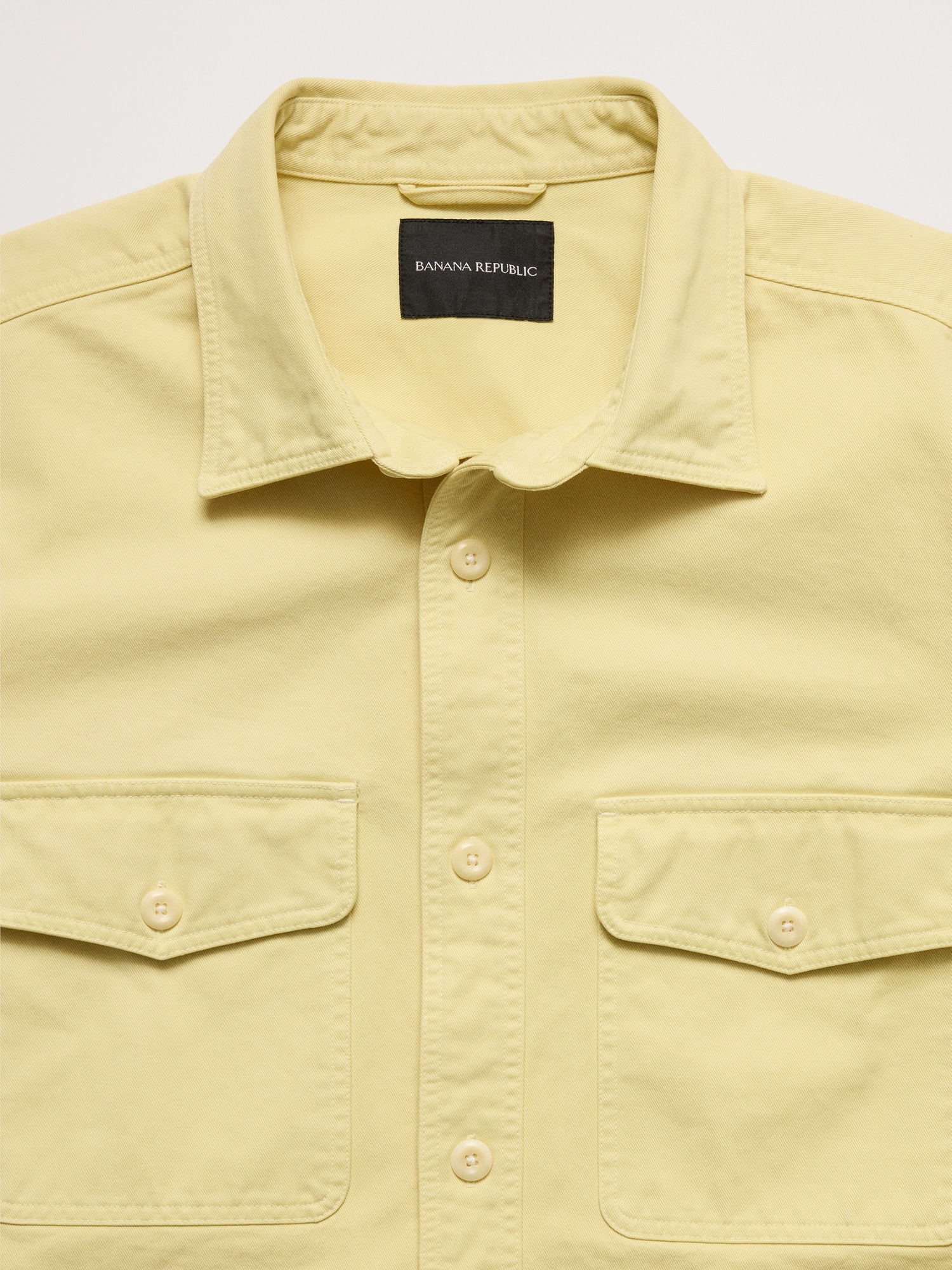 Cotton Twill Shirt Jacket