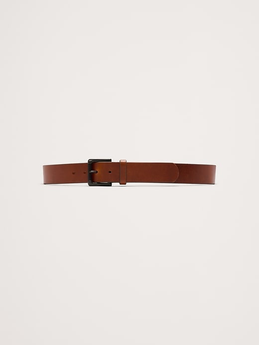 Banana Republic Beige Riviera Linen + Leather Belt Sz M, XS NWT summer Leather Square-Buckle Waist Belt | Banana Republic main image 2