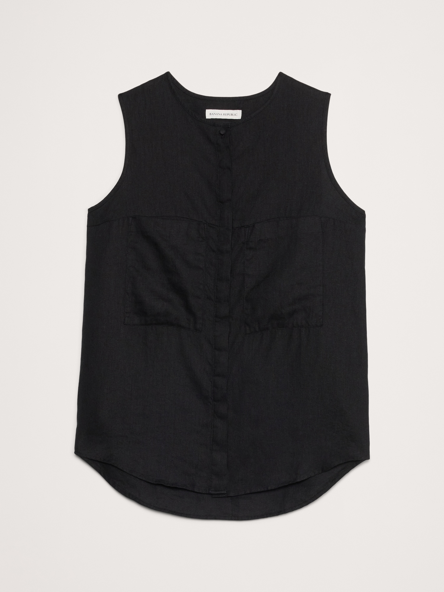 Linen Sleeveless Tunic