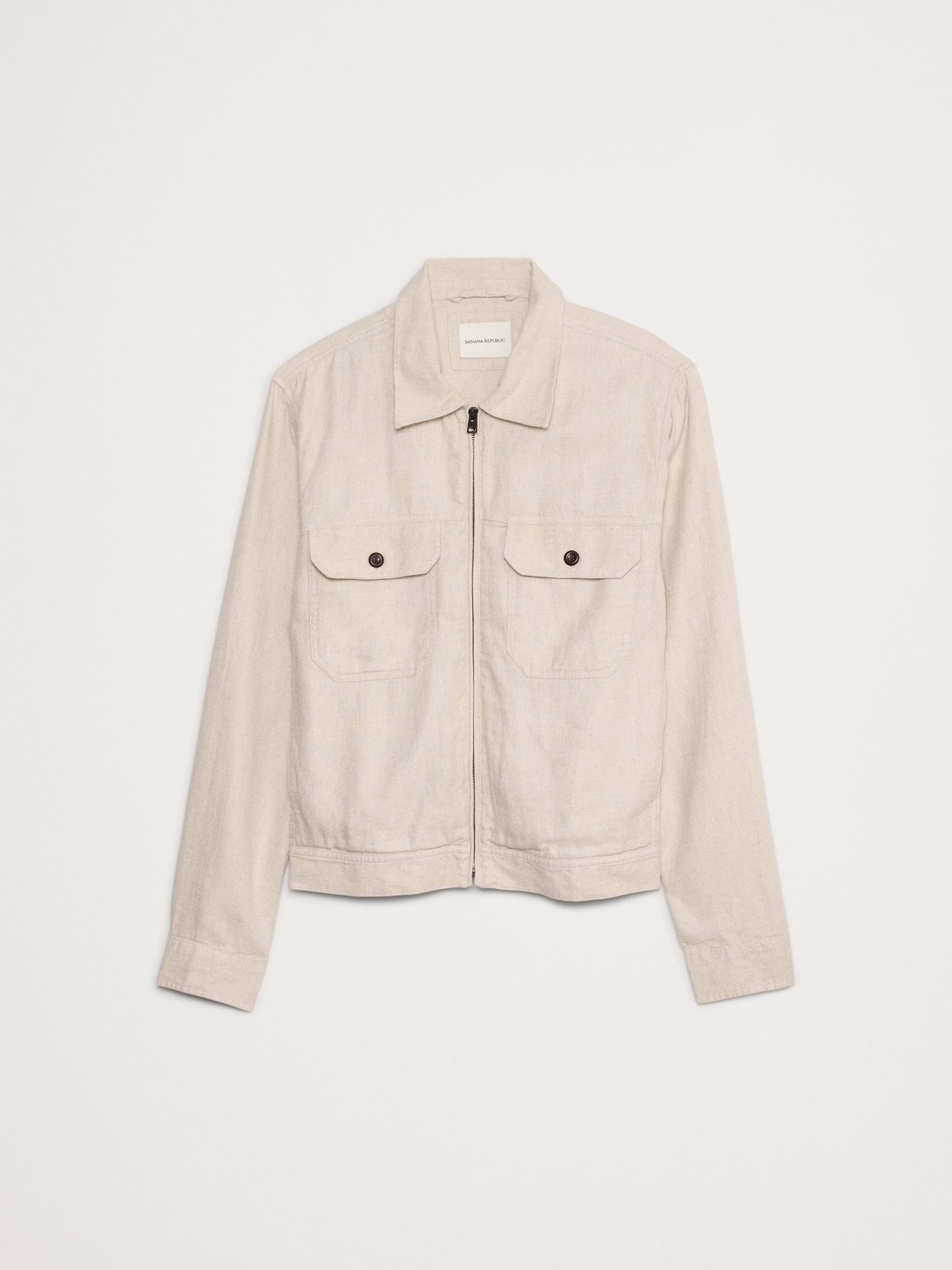 Linen-Cotton Mechanic's Jacket