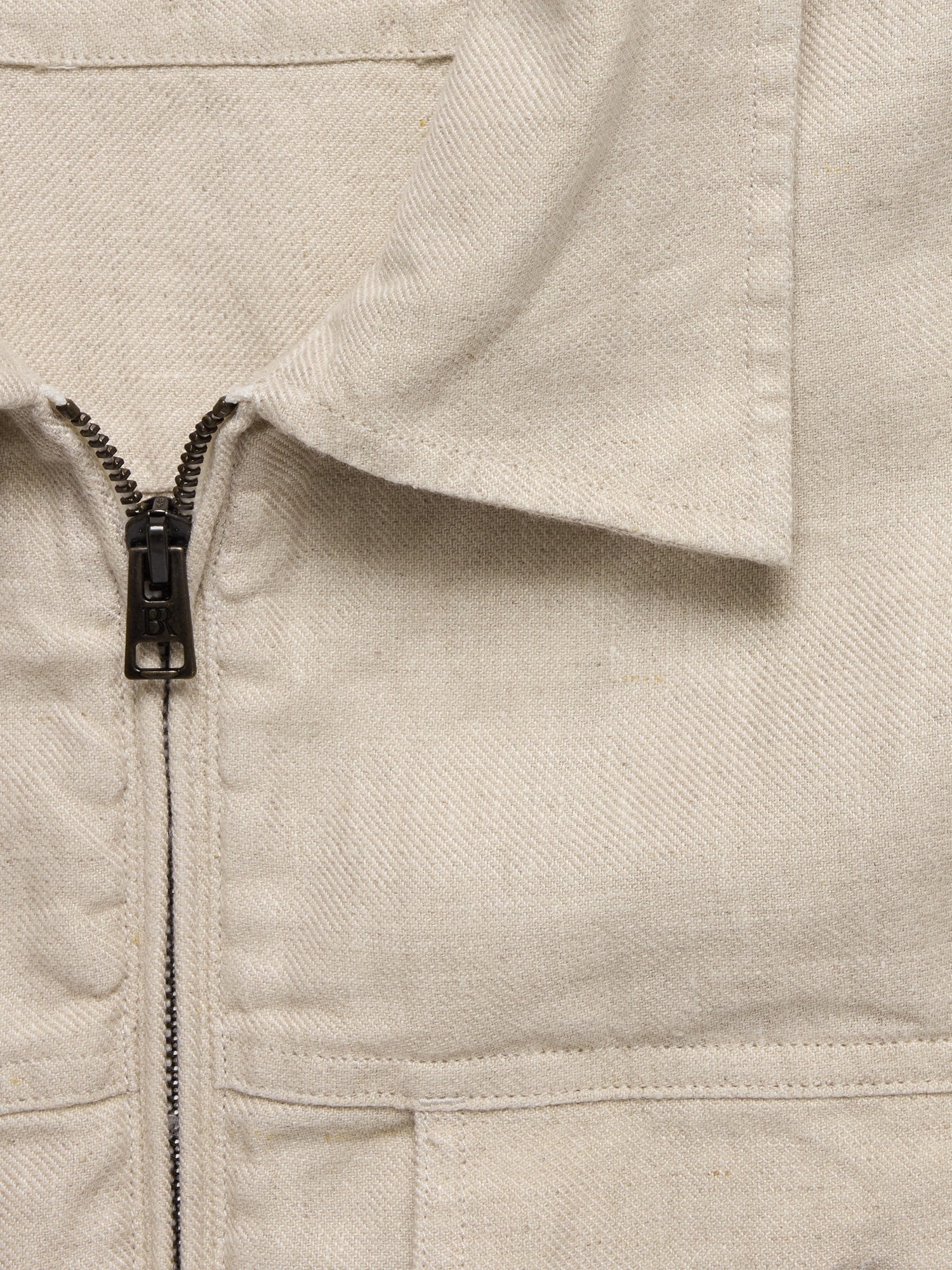 Linen-Cotton Mechanic's Jacket
