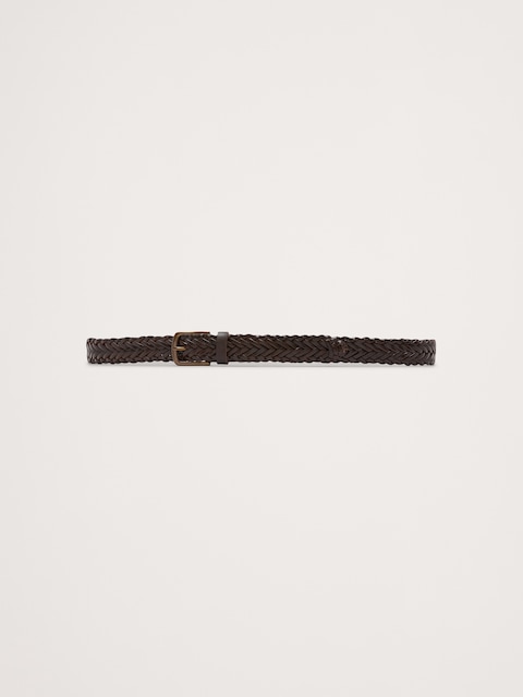CEINTURE EN CUIR TRESSÉ TAMALPAIS