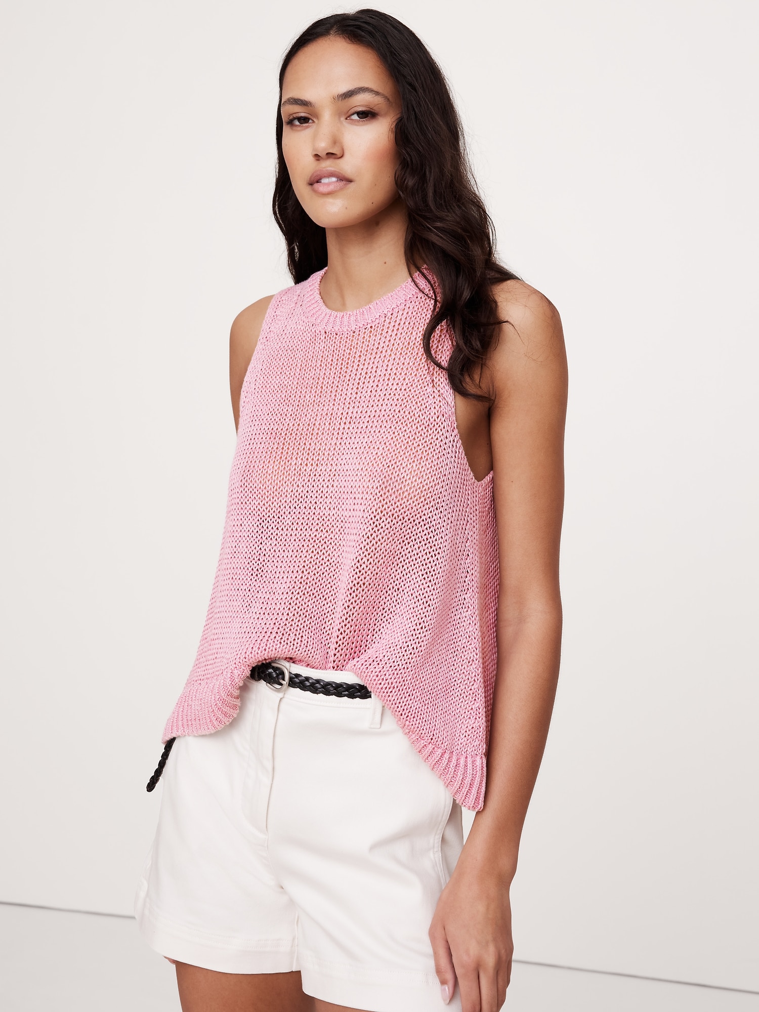 Linen Sweater Tank