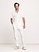 L'image numéro 2 présente Pantalon de complet à plis en mélange de coton et lin
