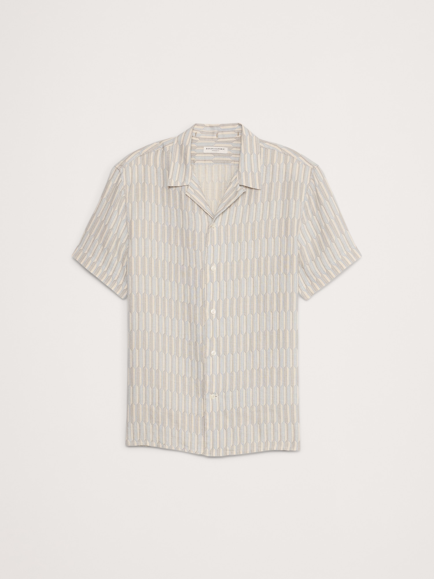 Standard-Fit Linen Resort Shirt