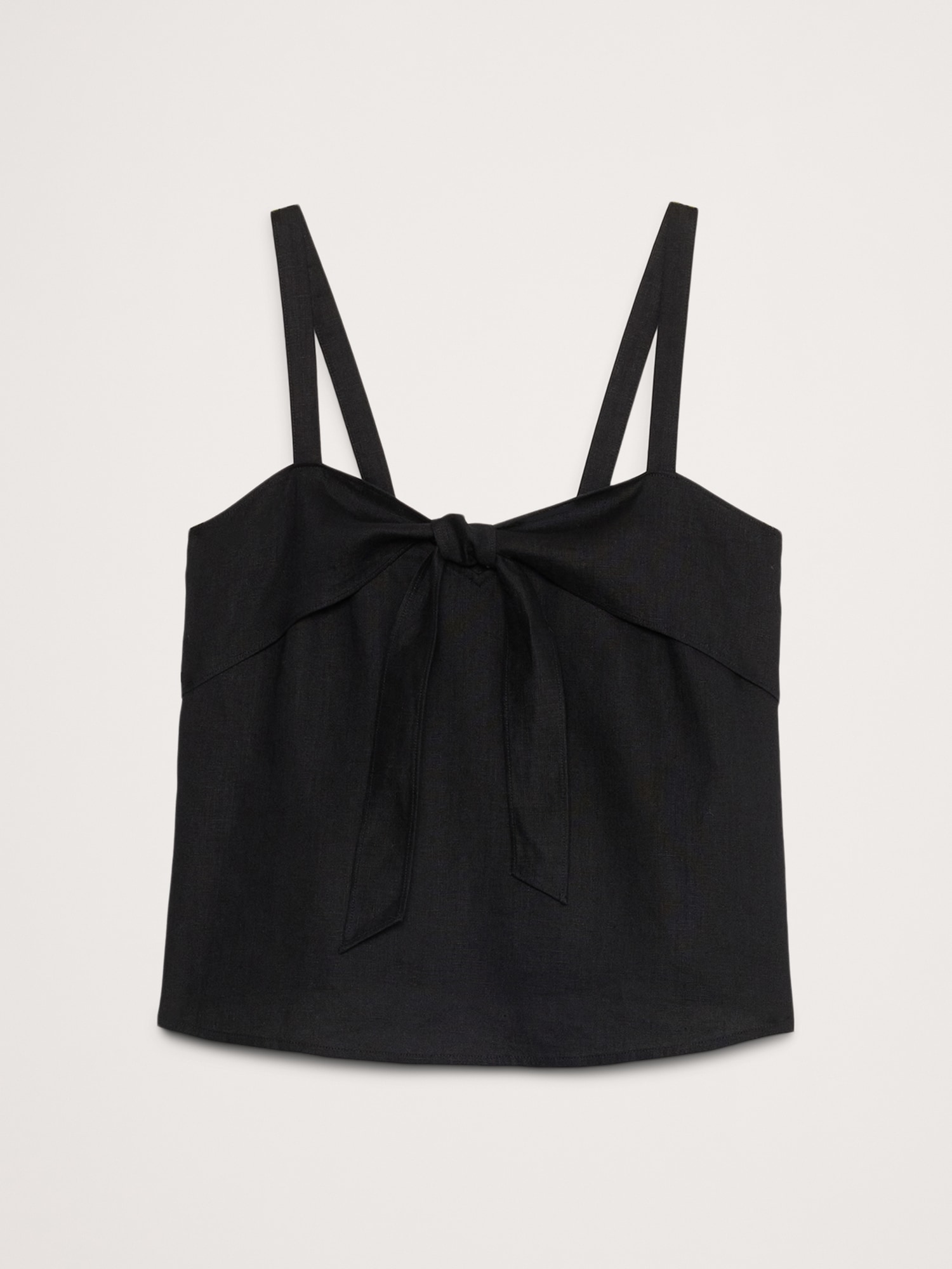 Linen Tie-Front Tank