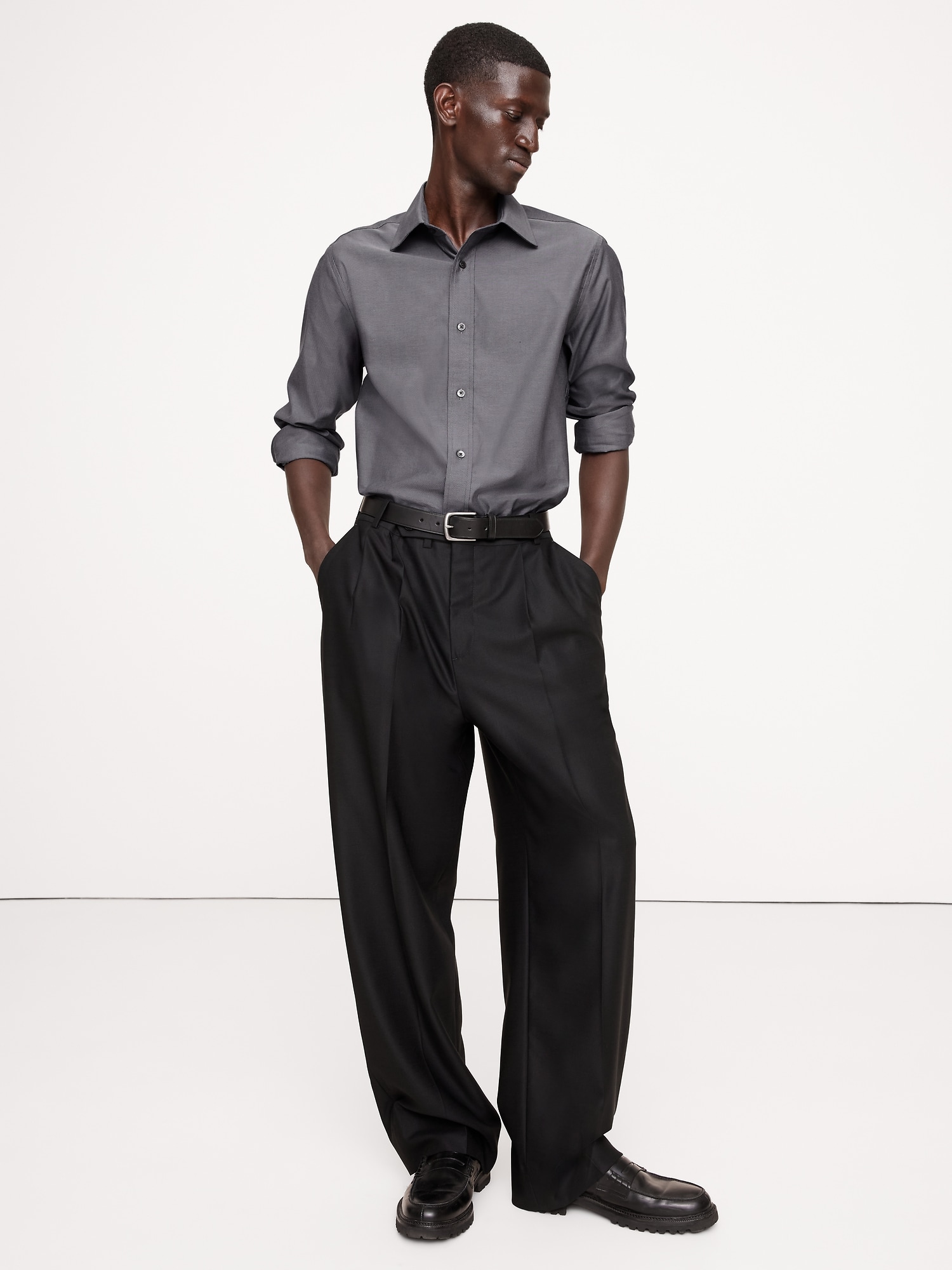 Standard-Fit Wrinkle-Resistant Dress Shirt