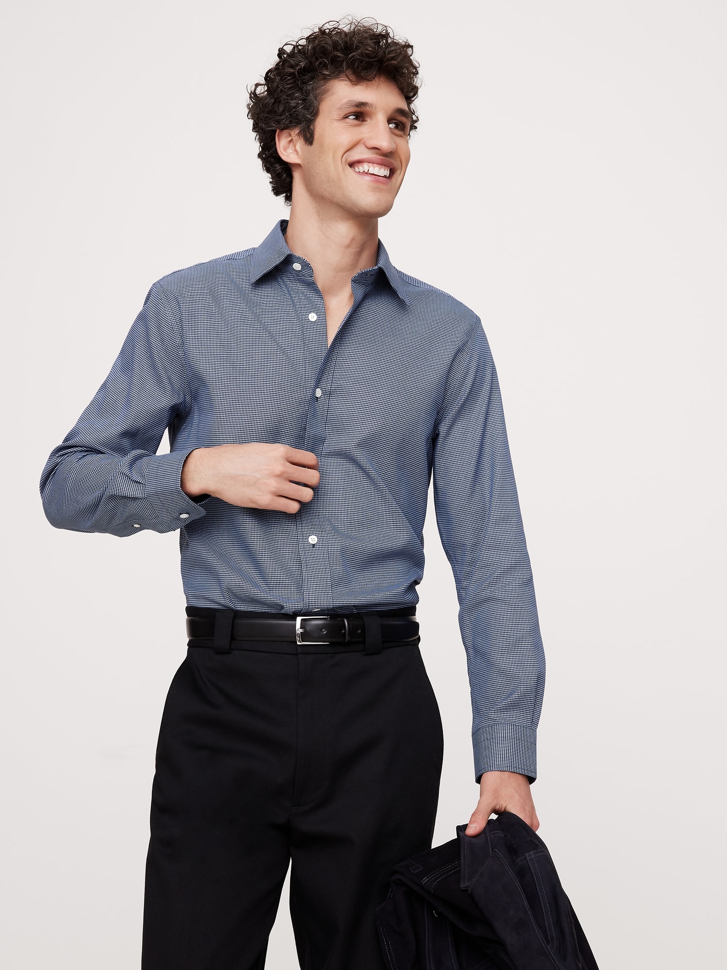 Standard-Fit Wrinkle-Resistant Dress Shirt