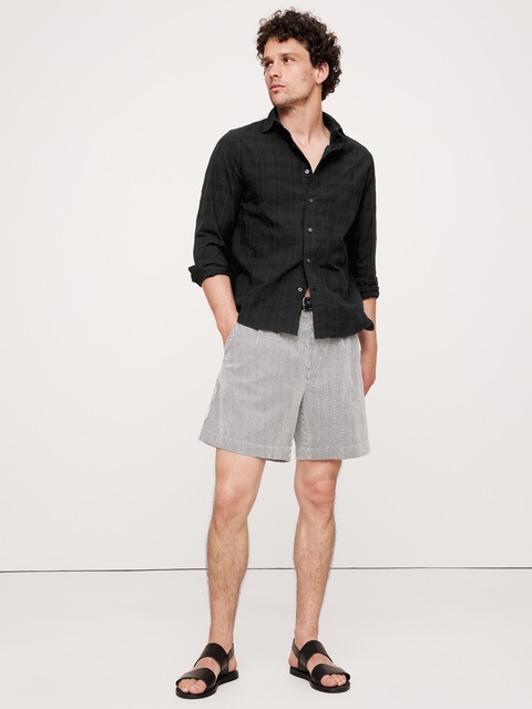 CHEMISE TEXTURÉE LÉGÈRE, COUPE STANDARD