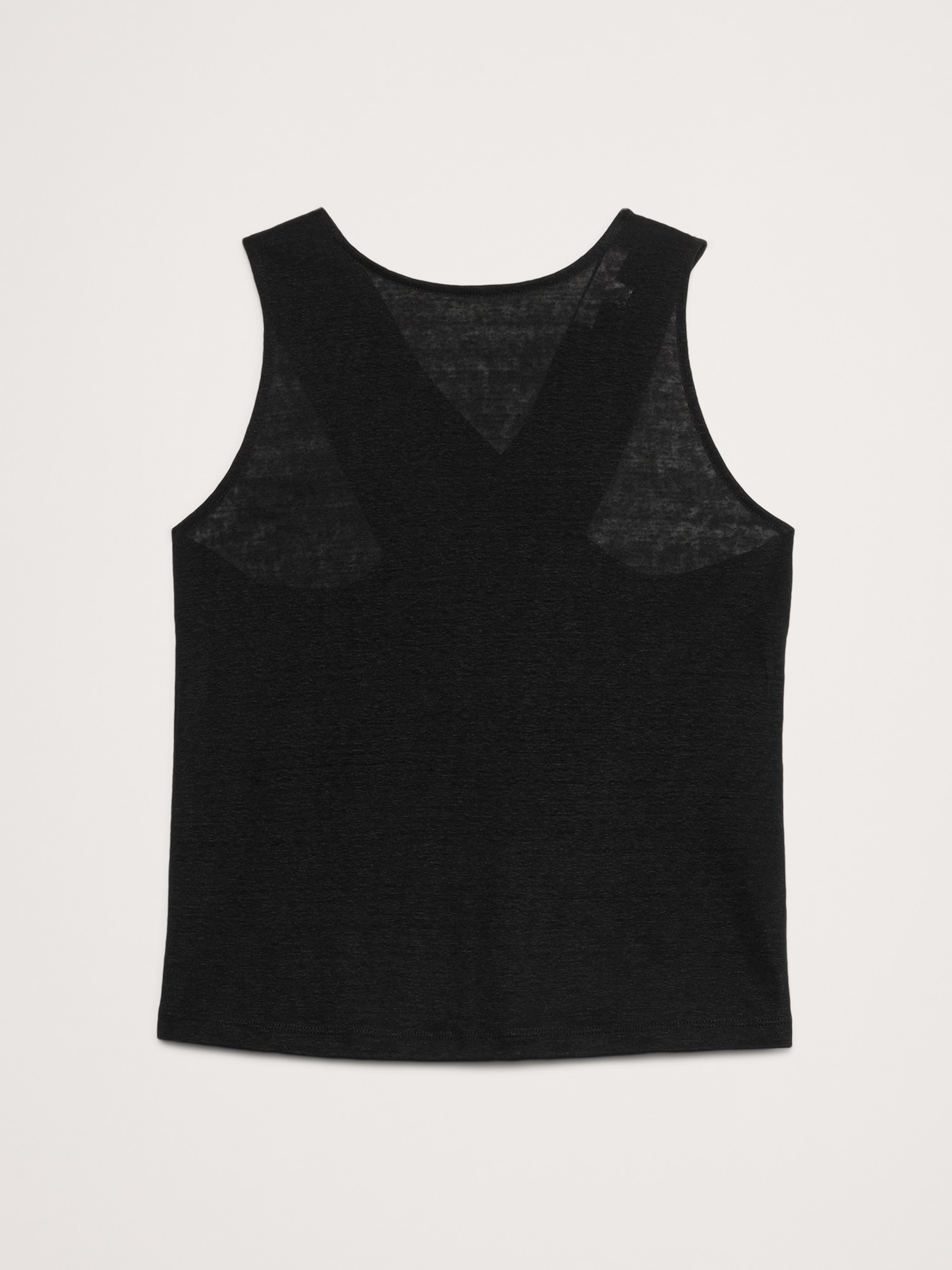 Linen Cross-Back Tank