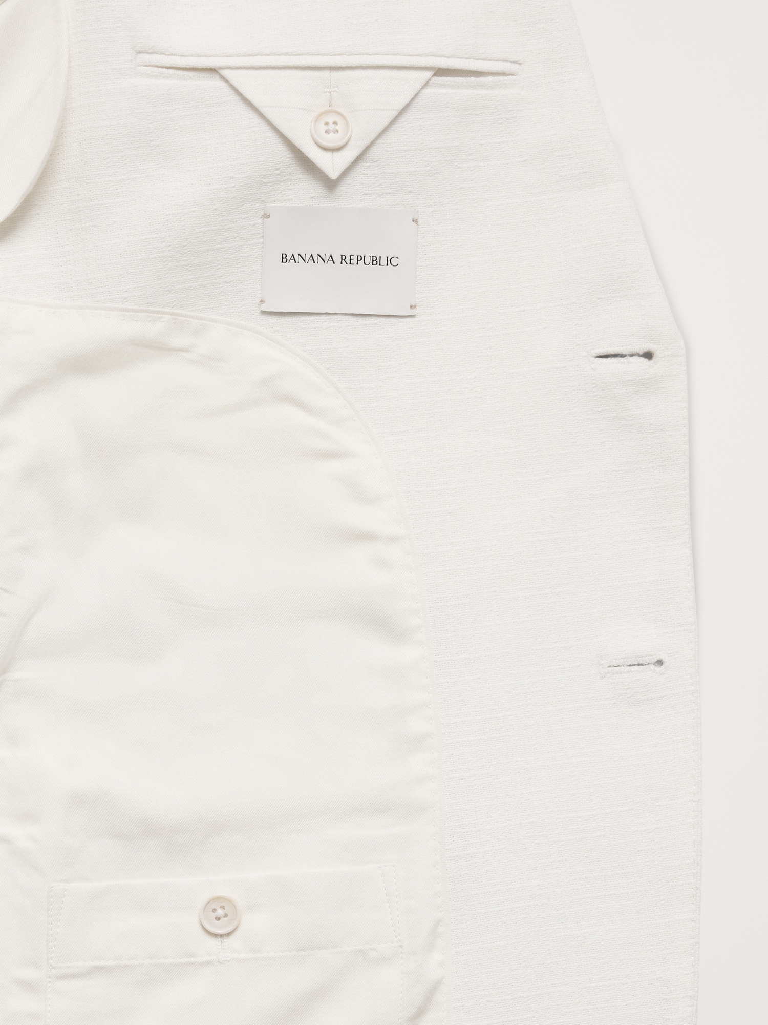Cotton-Linen Blend Suit Jacket
