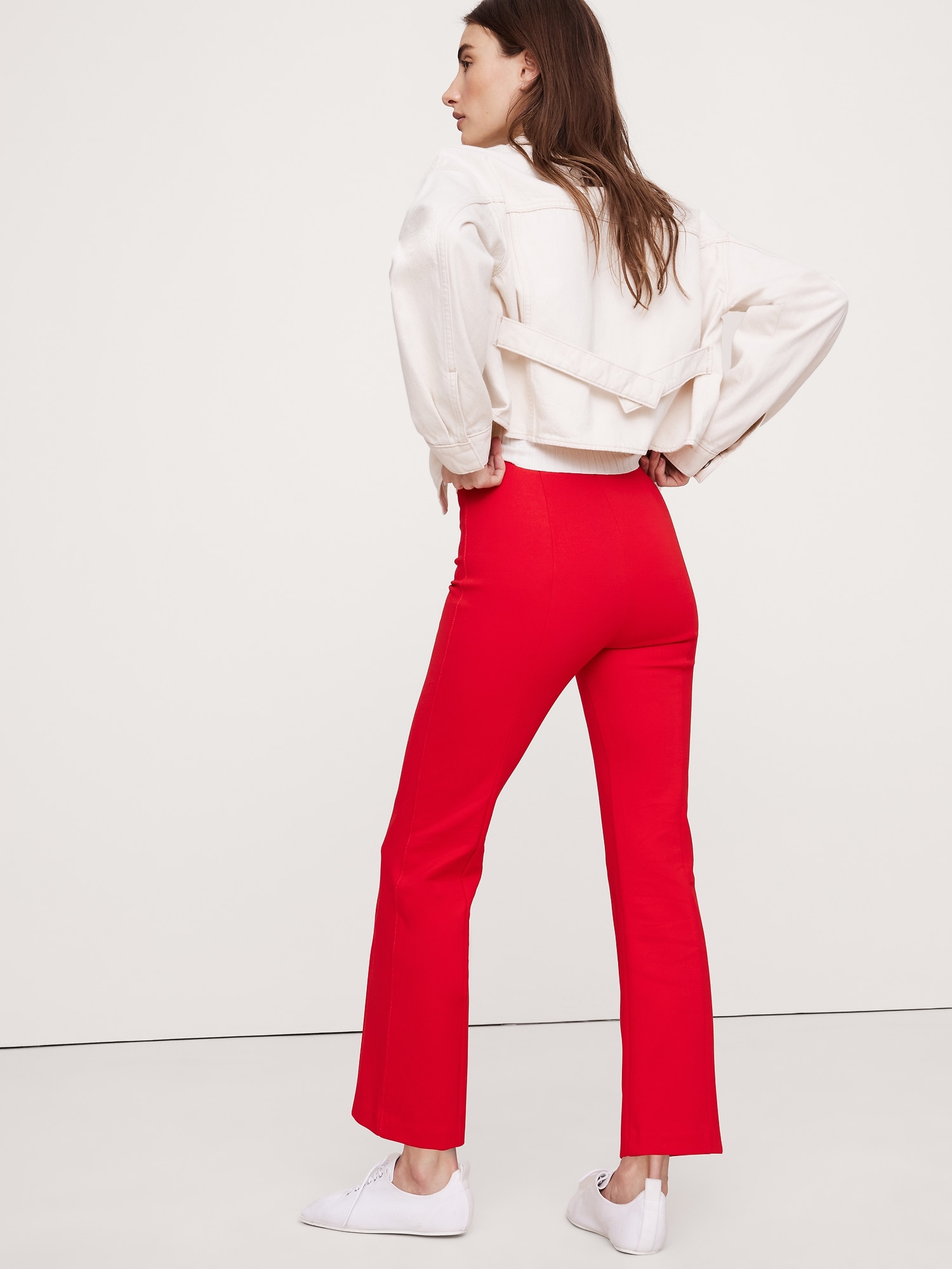 Crop Flare Everywhere Ponte Pant