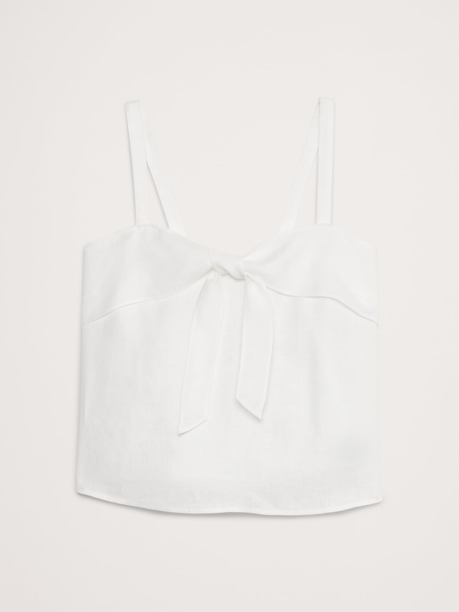 Linen Tie-Front Tank