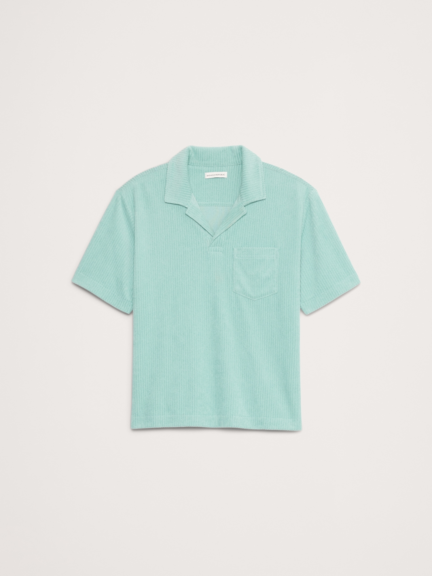 Ribbed Terry Polo