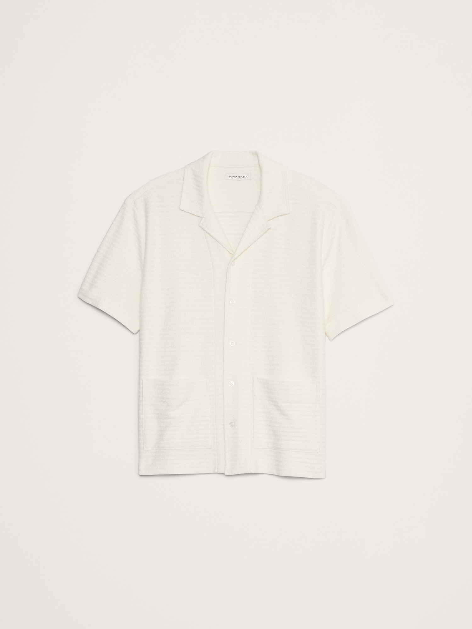 Terry Stripe Resort Shirt