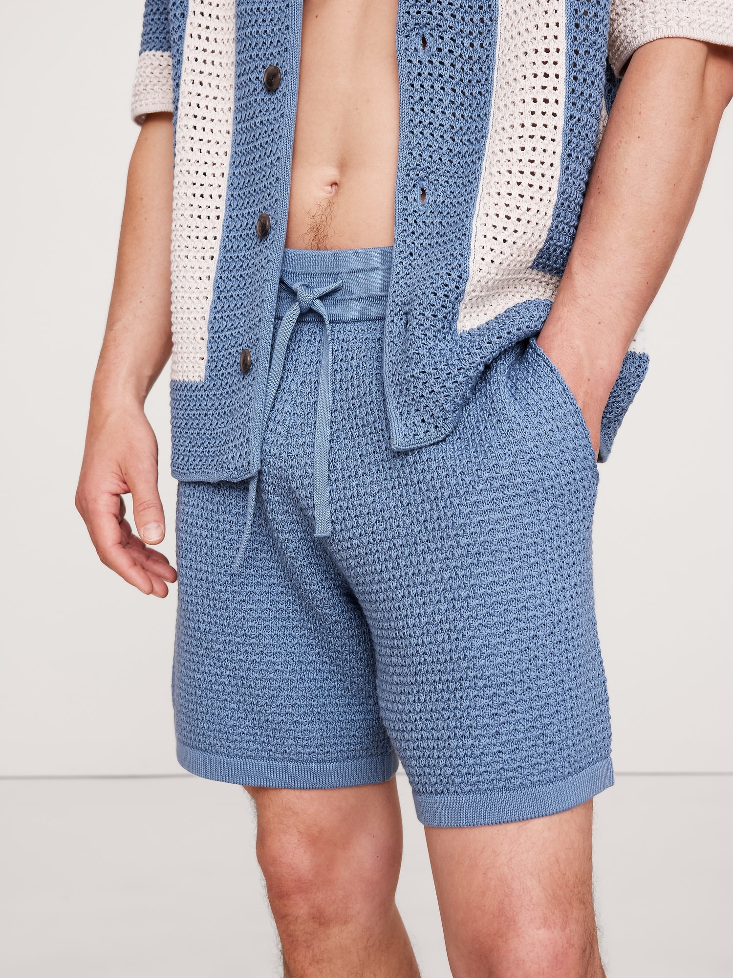 8" Crochet Cotton Pull-On Short