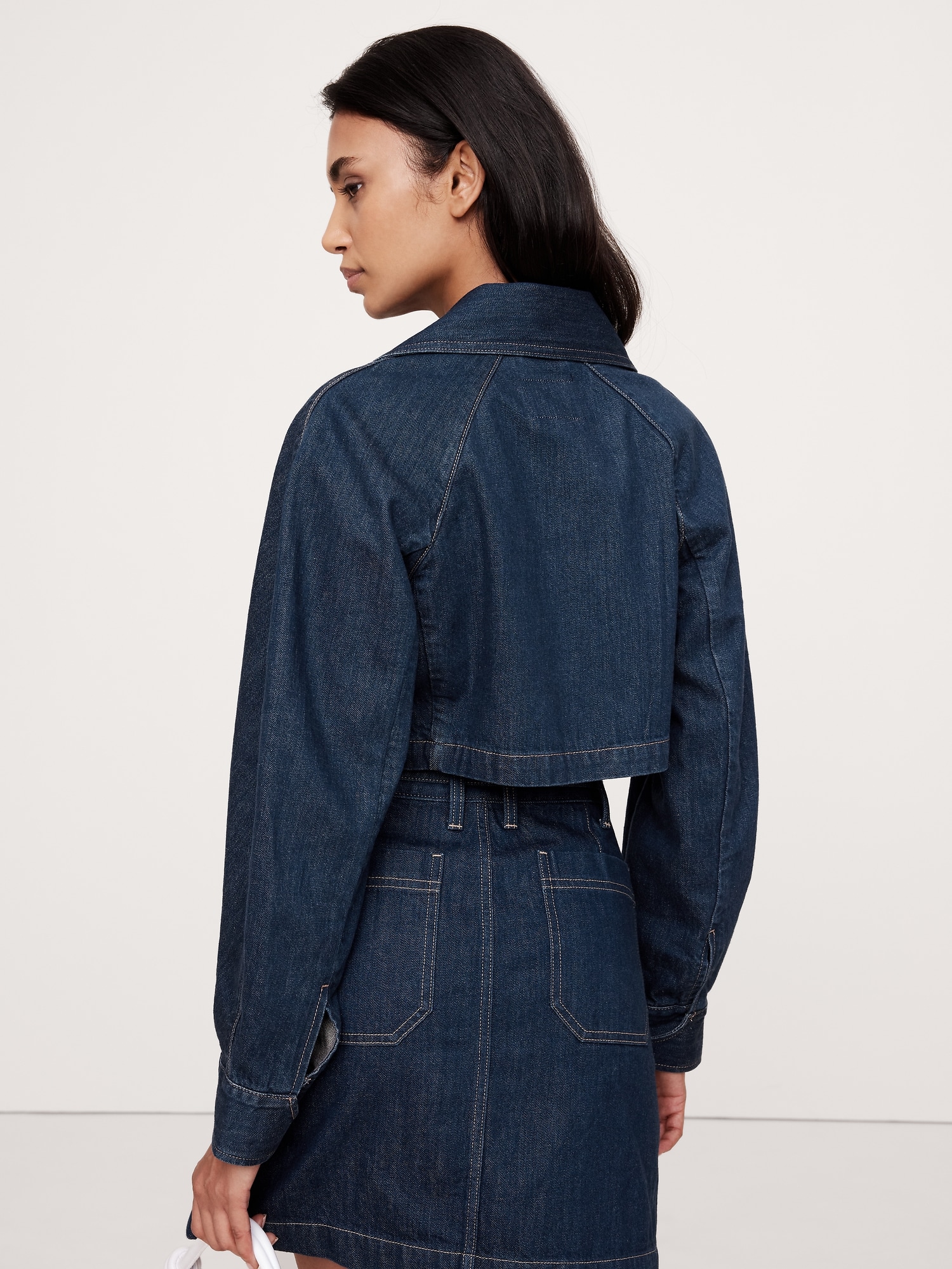 Ultra-Cropped Denim Jacket