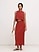 Image number 2 showing, TENCEL™-Linen Eyelet Long Midi Skirt