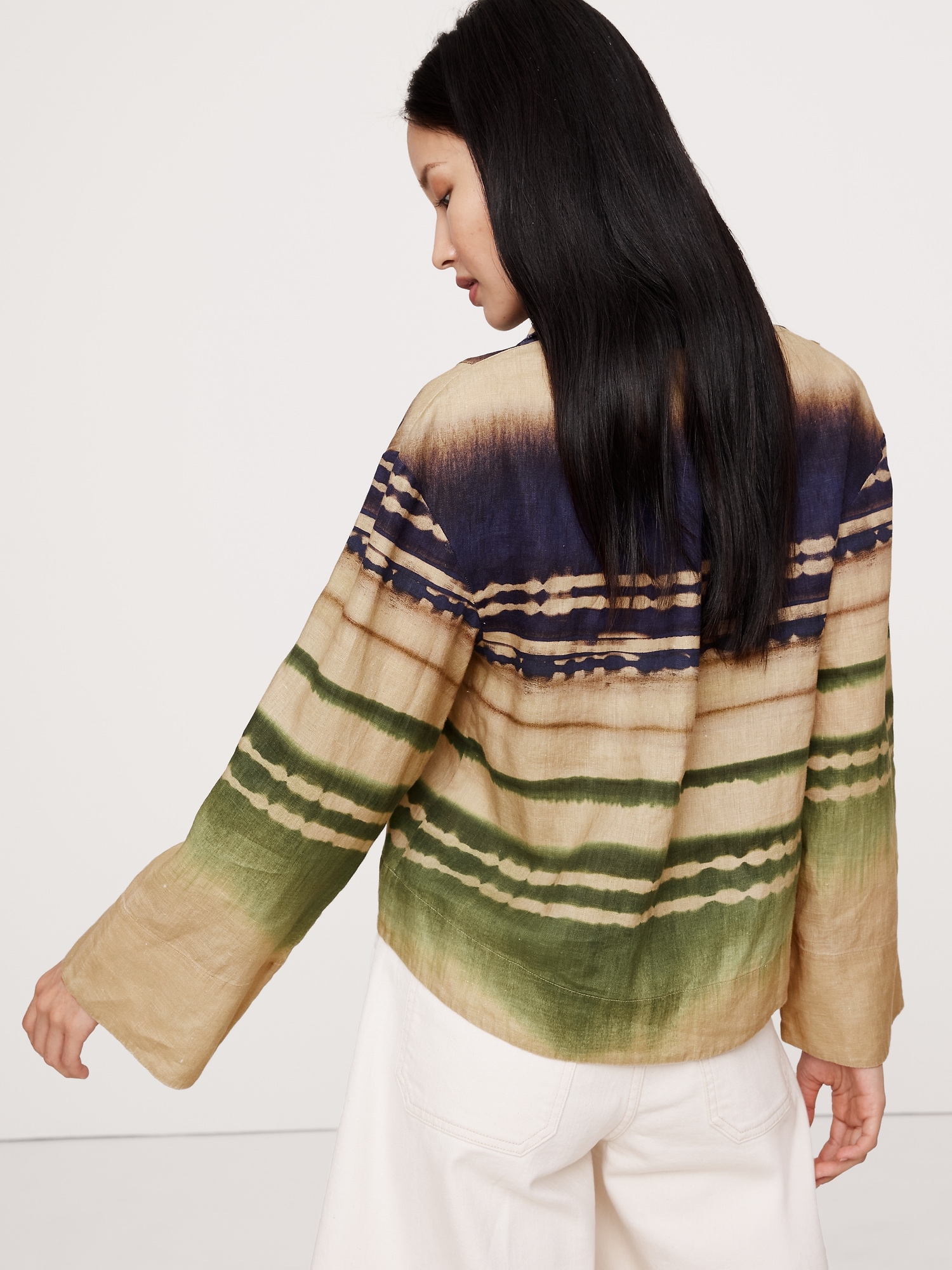Image number 6 showing, Linen Popover Top