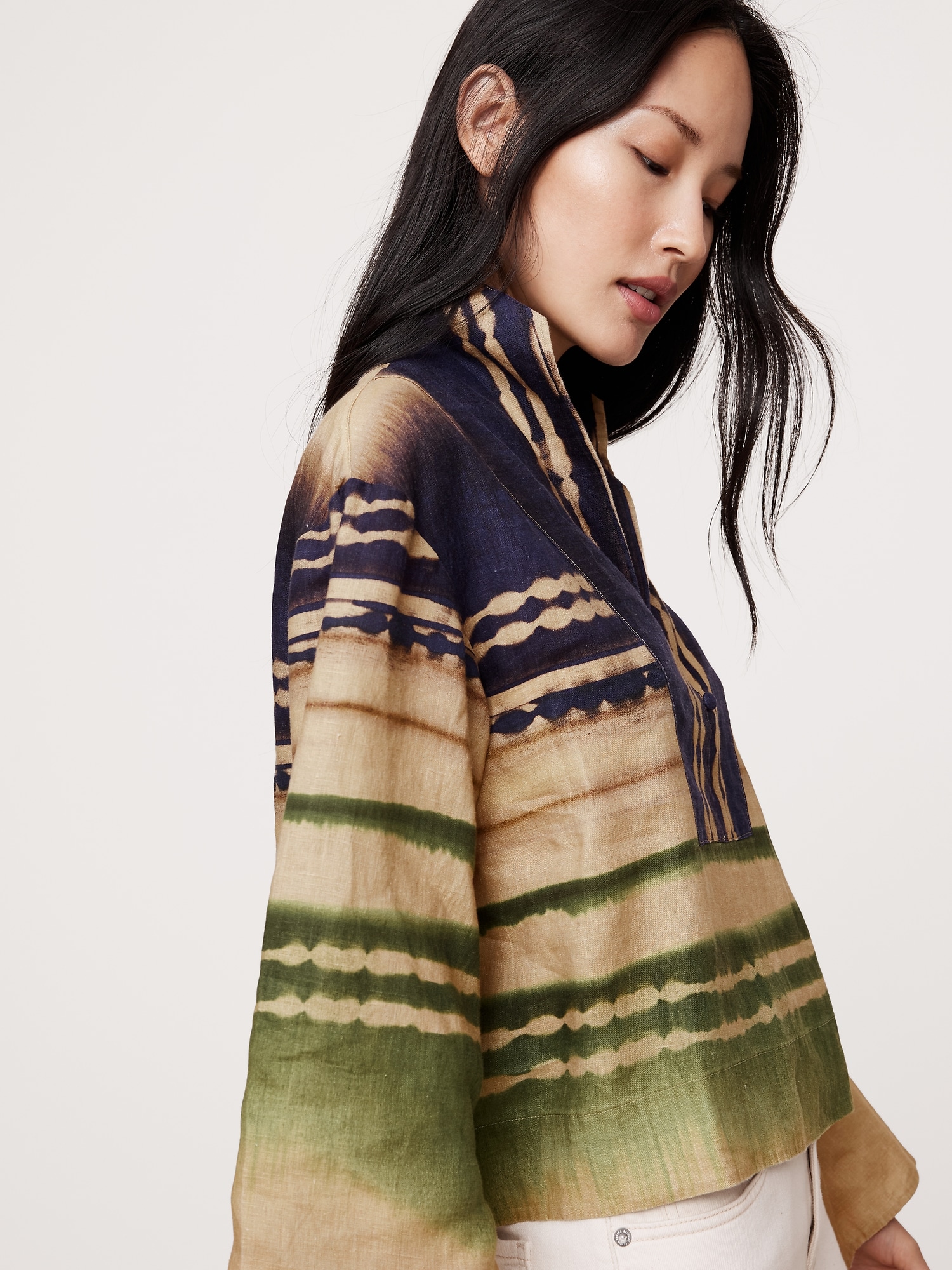 Image number 7 showing, Linen Popover Top