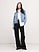 Image number 2 showing, High-Rise Modern Straight Italian Wool Pant