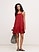 Image number 2 showing, Viscose-Linen Flounce-Hem Mini Dress