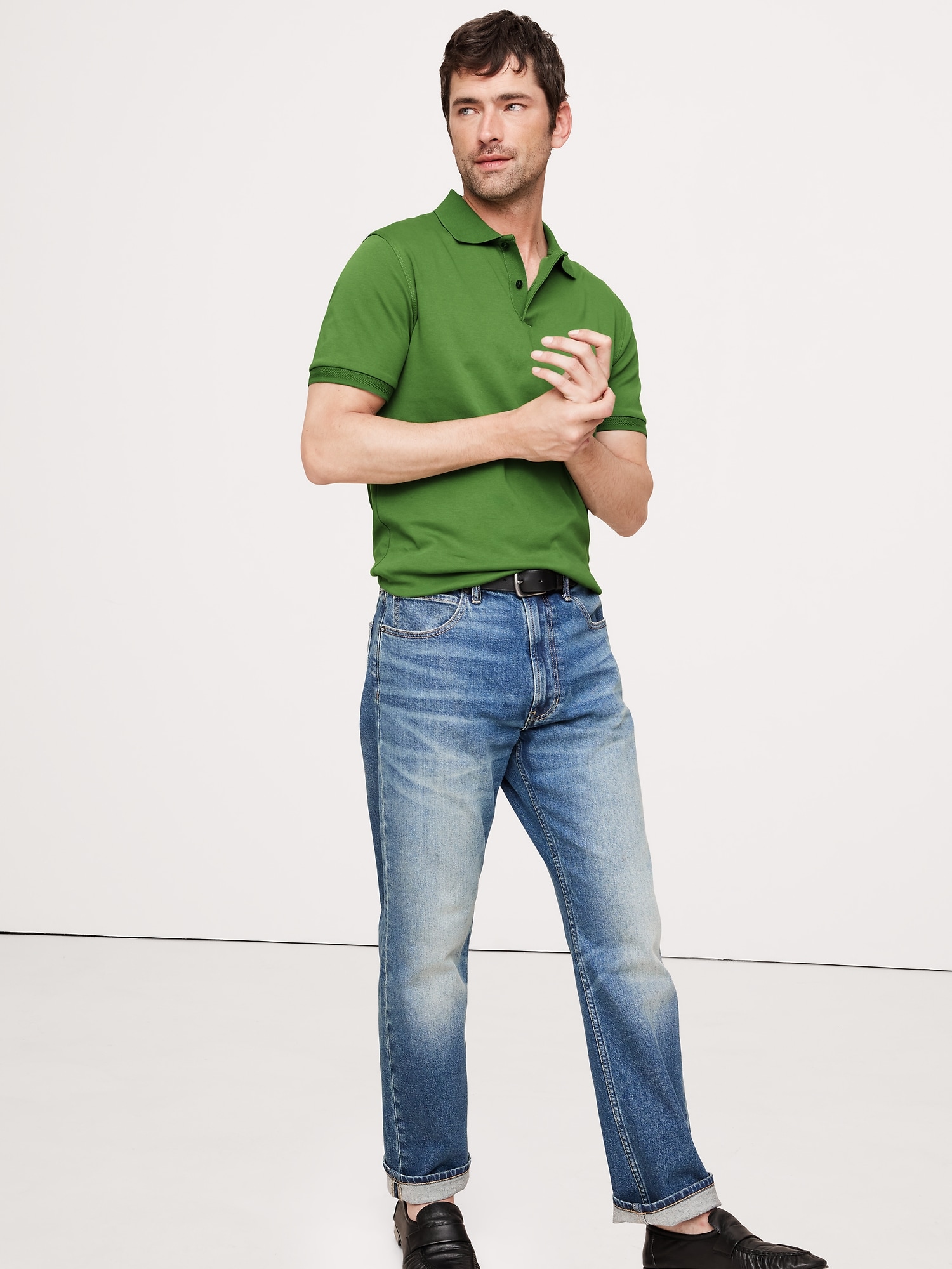 Luxury-Touch Polo - Green