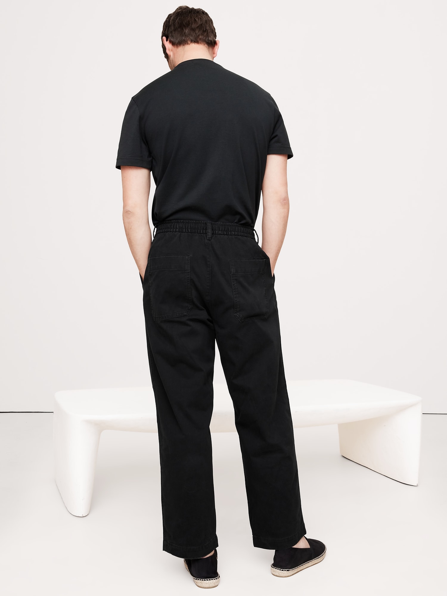 Loose Lightweight Cotton Pull-On Pant