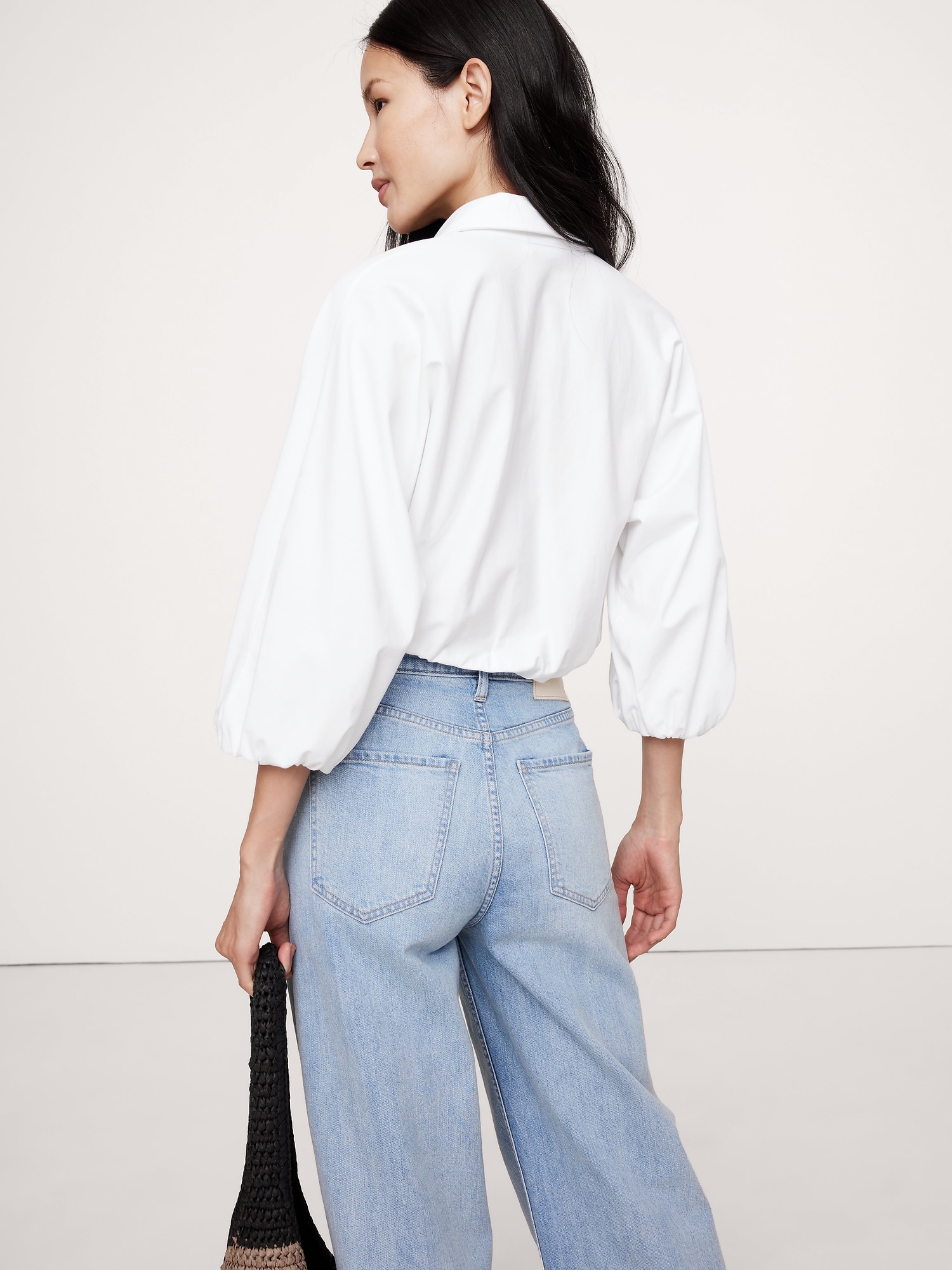 Cotton Cropped Polo