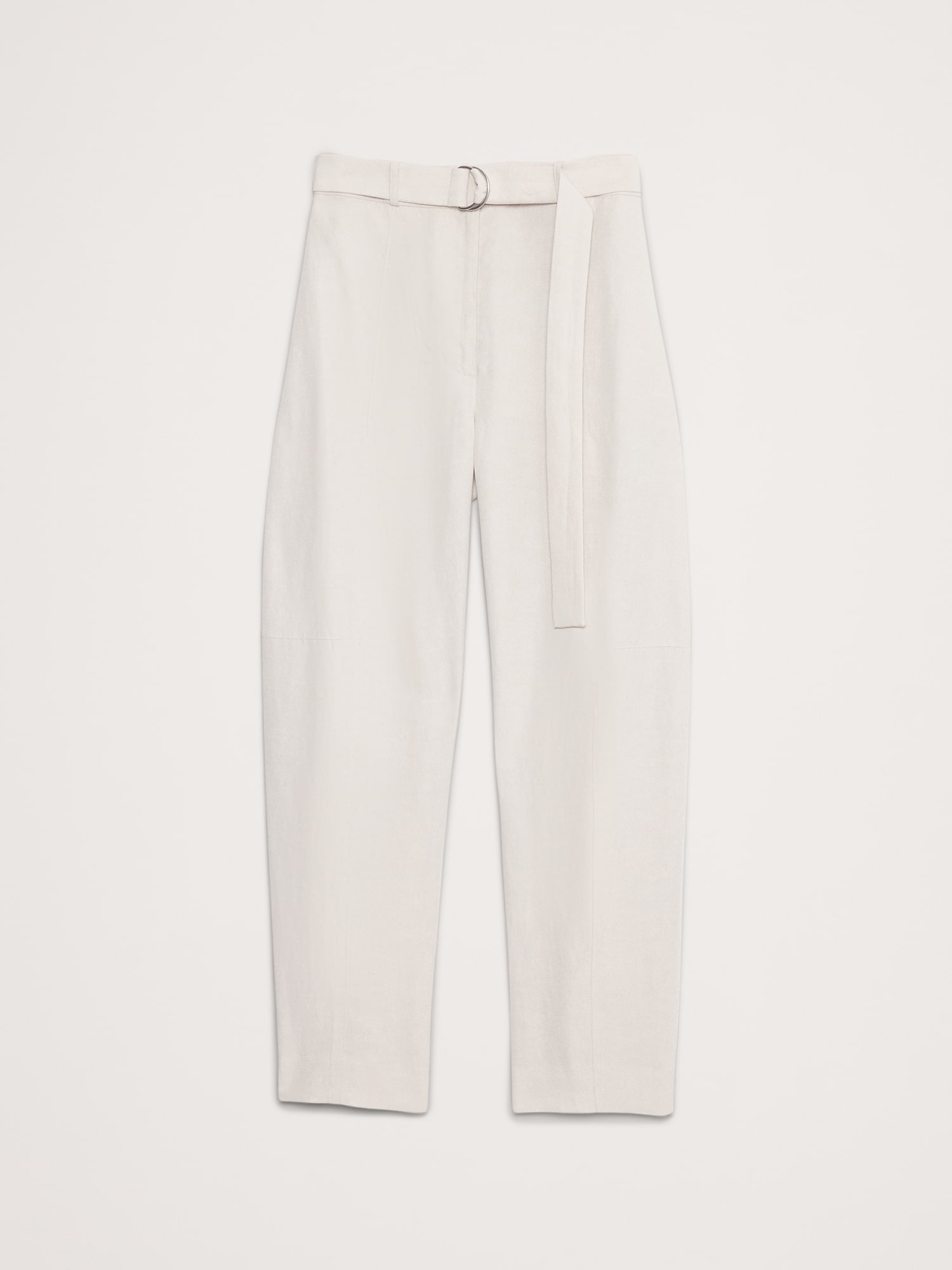 High-Rise Barrel Tencel™-Linen Pant